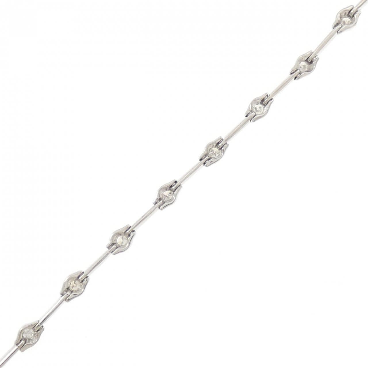 K18WG ダイヤモンド ブレスレット 0.50CT