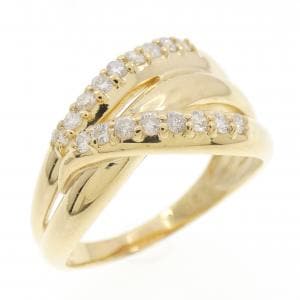 K18YG ダイヤモンド リング 0.20CT