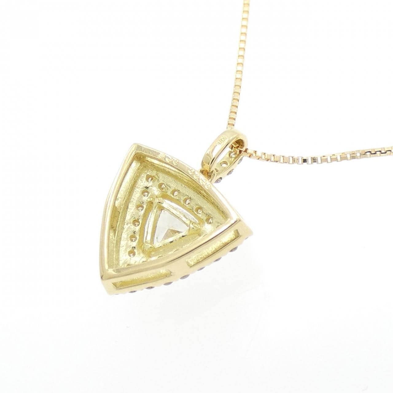 【新品】K18YG ダイヤモンド ネックレス 0.28CT