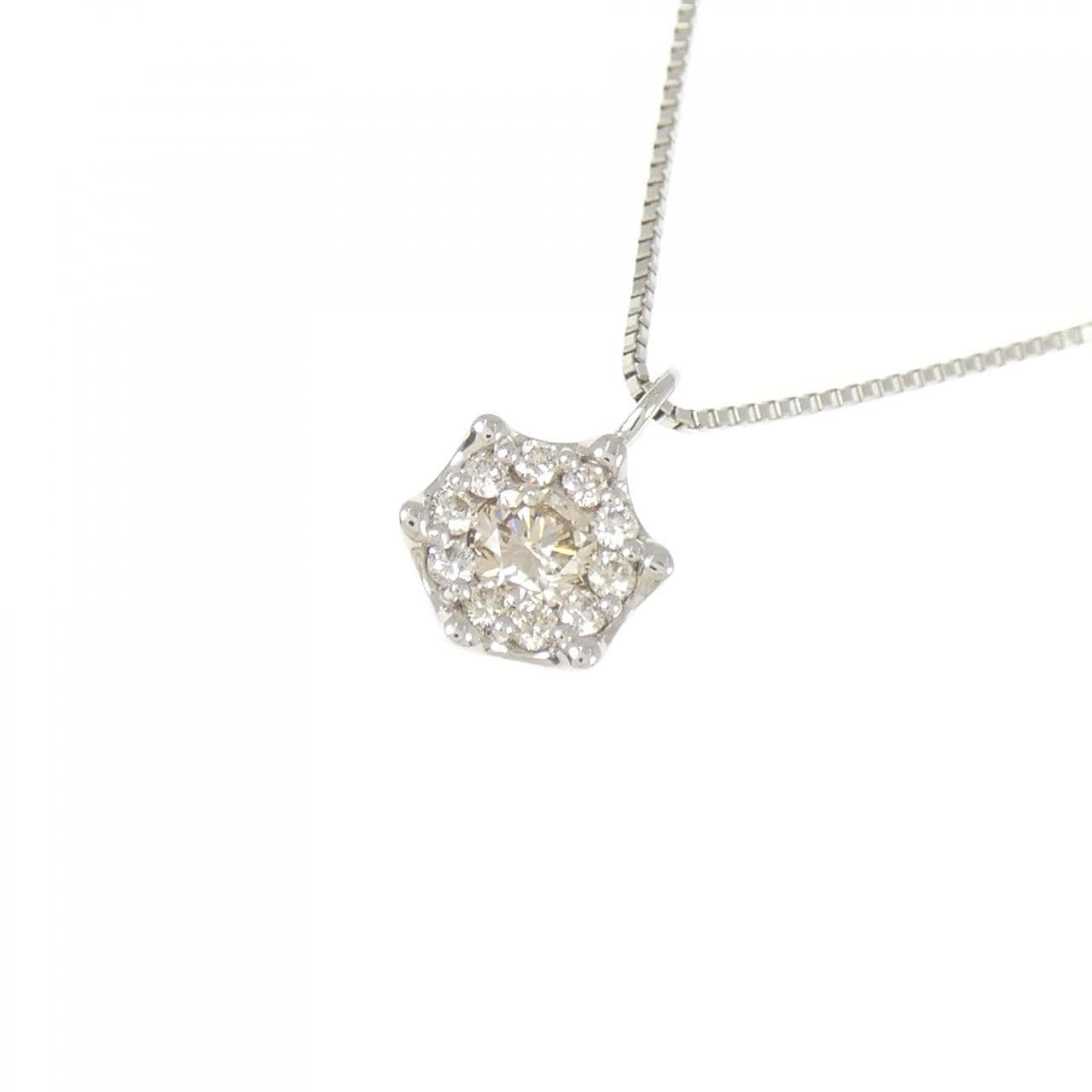 PT900/PT850 ダイヤモンド ネックレス 0.31CT