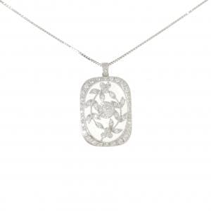 PT900/PT850 ダイヤモンド ネックレス 0.63CT