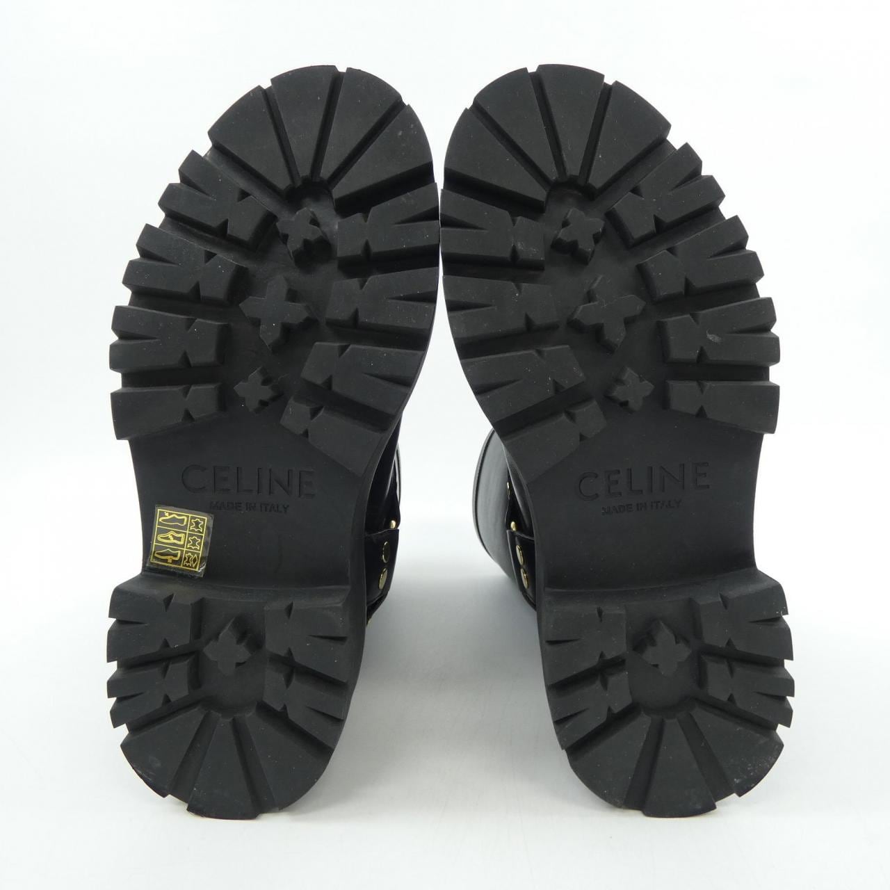 セリーヌ CELINE バイカーミッドブーツ トリオンフ TRIOMPH 354903882C ブーツ