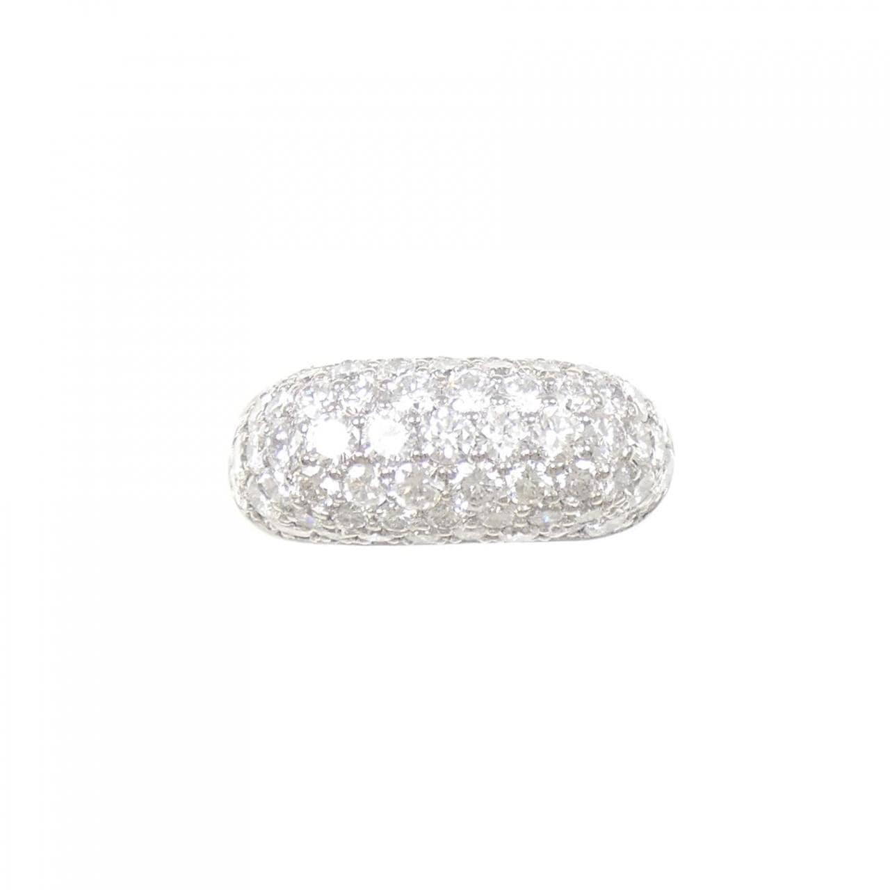 PT900 パヴェ ダイヤモンド リング 3.00CT