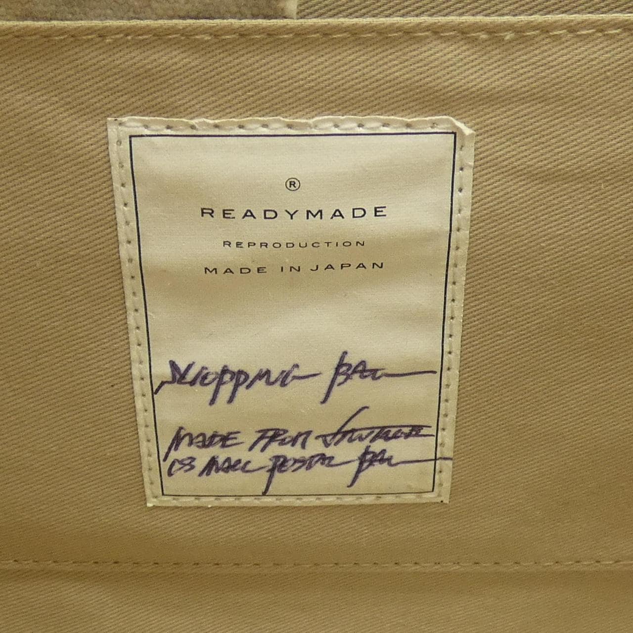 レディメイド READY MADE RE-CO-WH-00-00-125 BAG