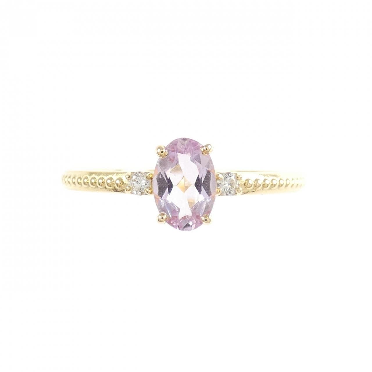 K18YG インペリアルトパーズ リング 0.5CT