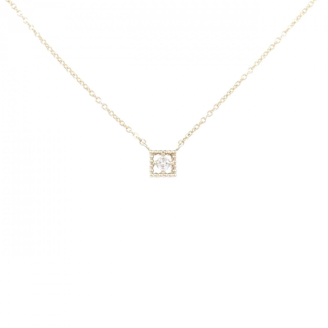 K10YG ダイヤモンド ネックレス 0.03CT