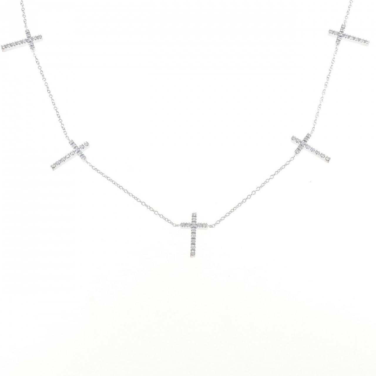 PONTE VECCHIO十字架鑽石項鍊 0.34 克拉
