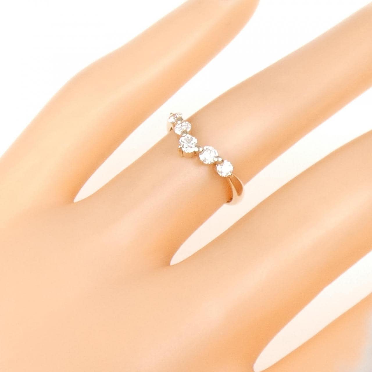 K18PG ダイヤモンド リング 0.33CT