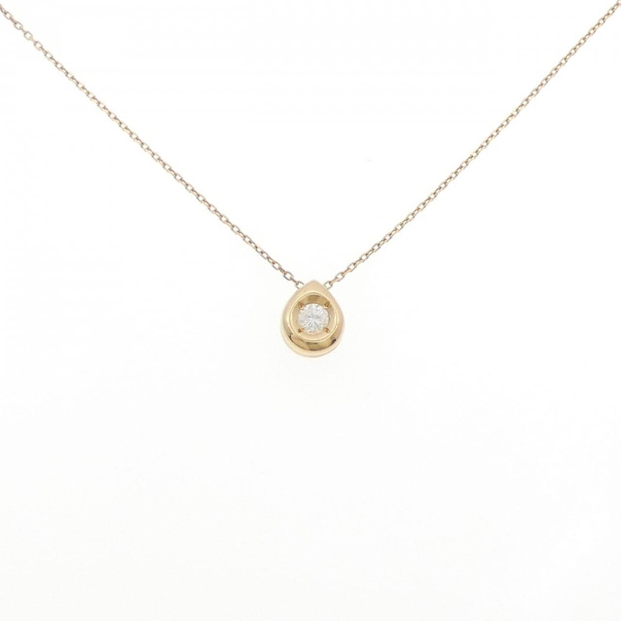 750YG ダイヤモンド ネックレス 0.323CT