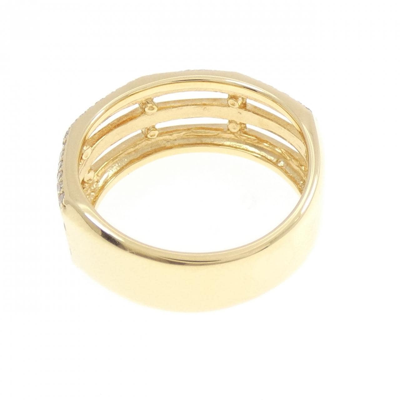K18YG ダイヤモンド リング 0.34CT