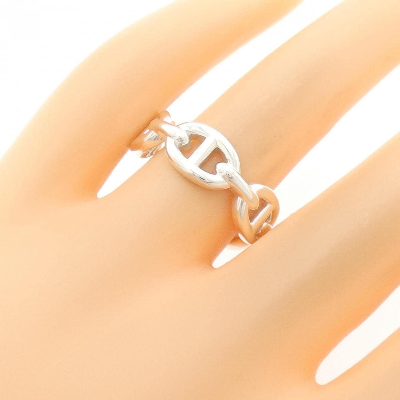HERMES Chène d'Angle Anchenée Ring