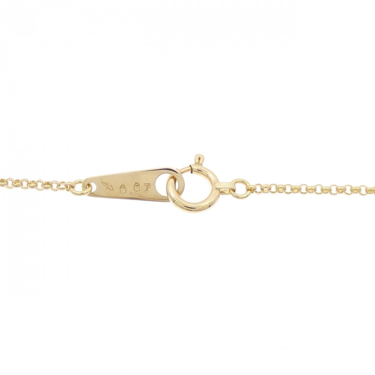 K18YG ダイヤモンド ネックレス 0.07CT