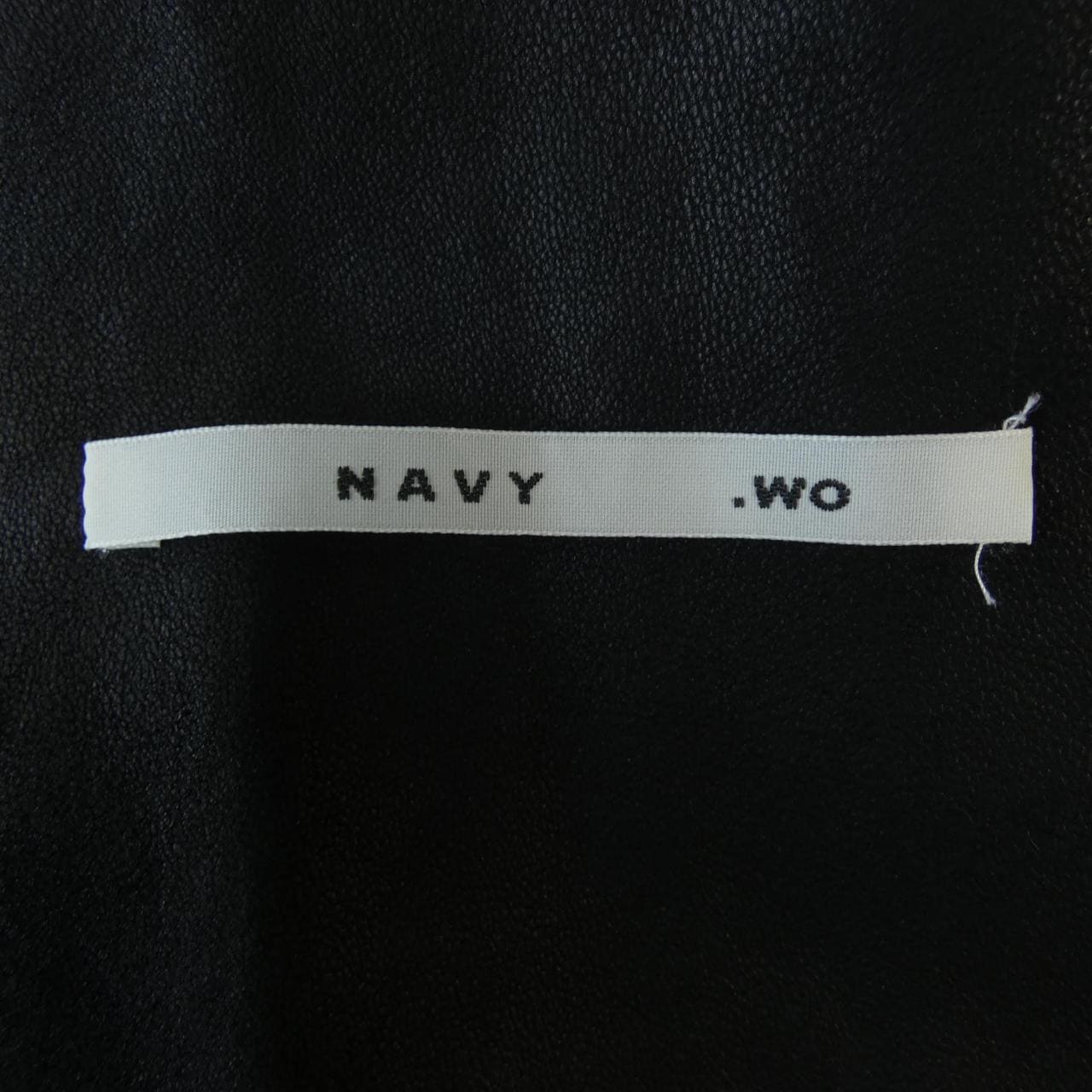 NAVY.WO レザージャケット