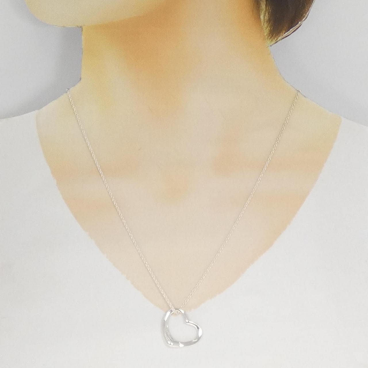 ティファニー オープンハート ネックレス