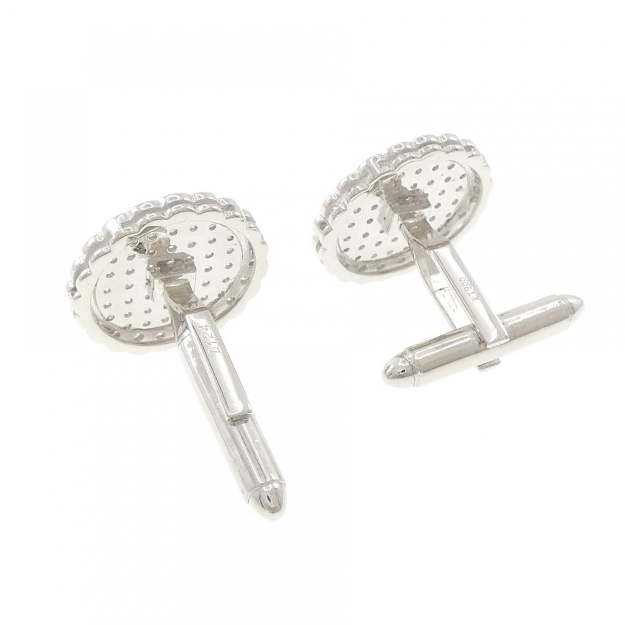 PT900 ダイヤモンド カフス 1.24CT