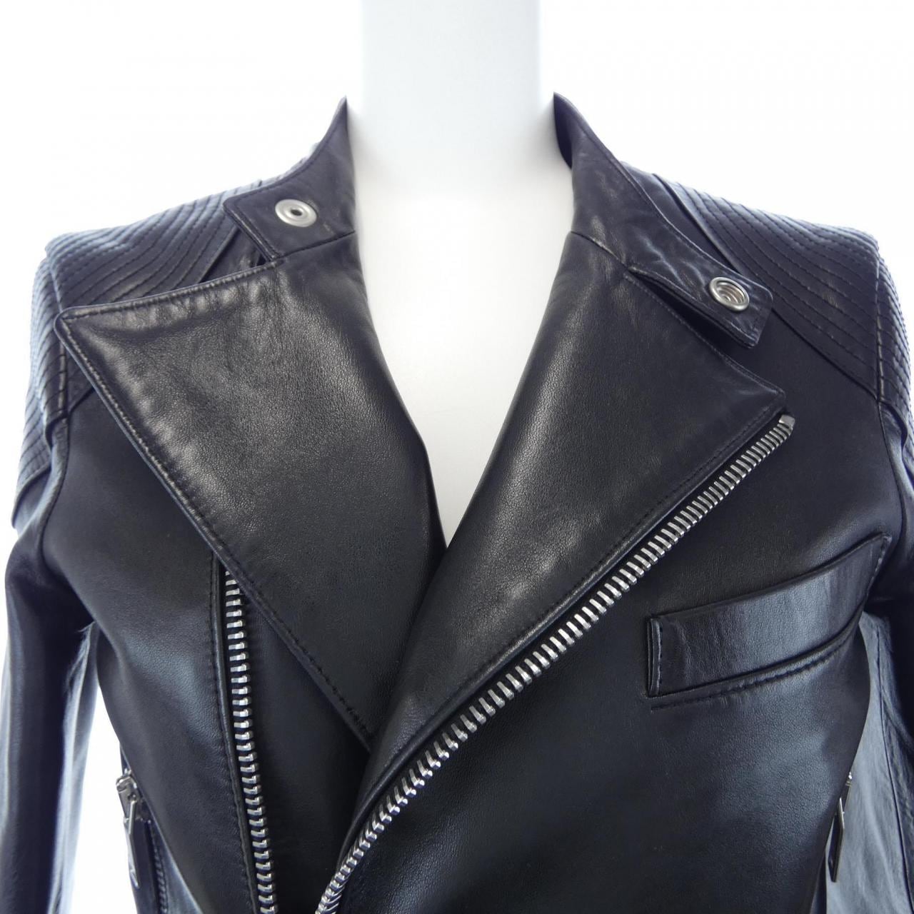サンローラン SAINT LAURENT 313573 Y5HAD レザーライダースジャケット