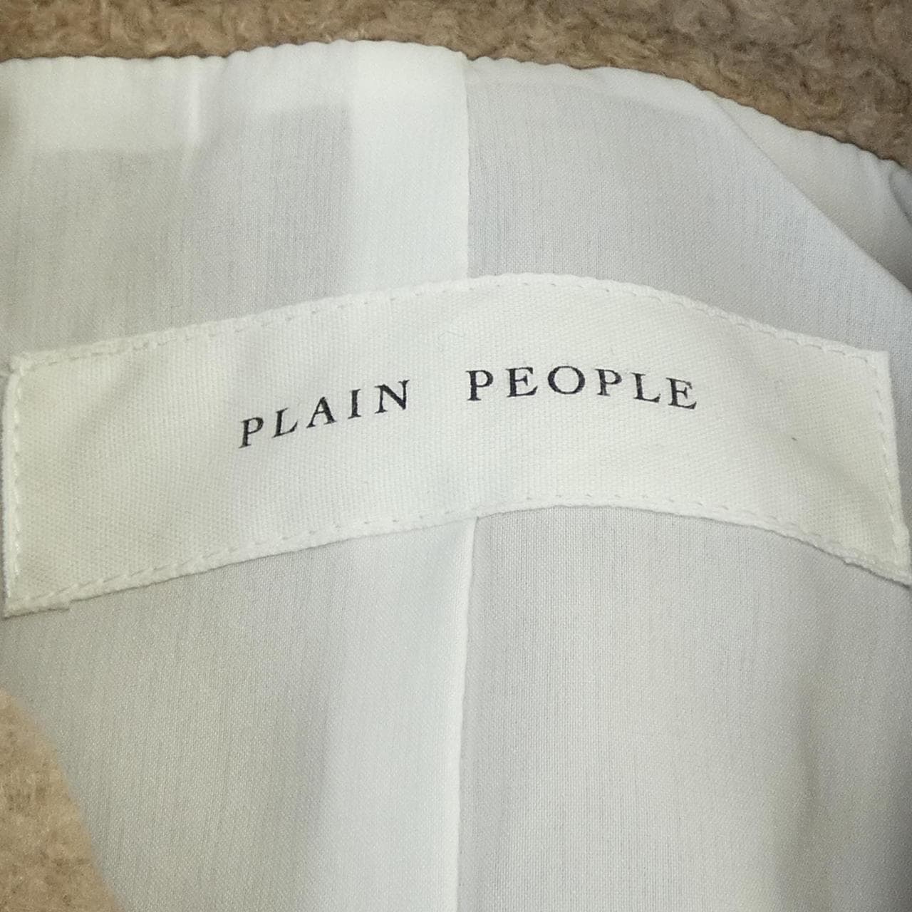 前阻PLAIN PEOPLE长背心