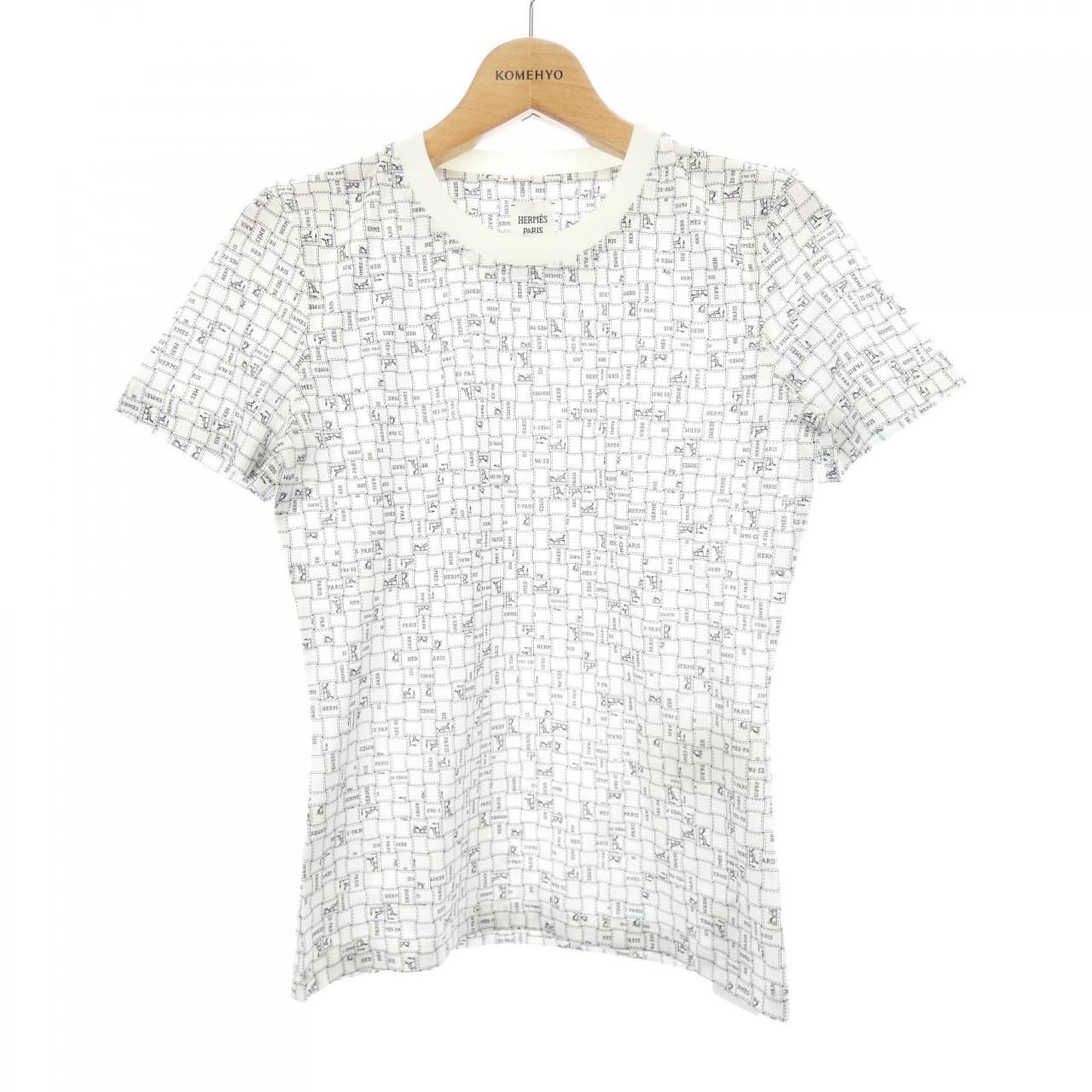 エルメス HERMES BOLDUC AU CARRE ボルデュックチェック 5E4645DK Tシャツ