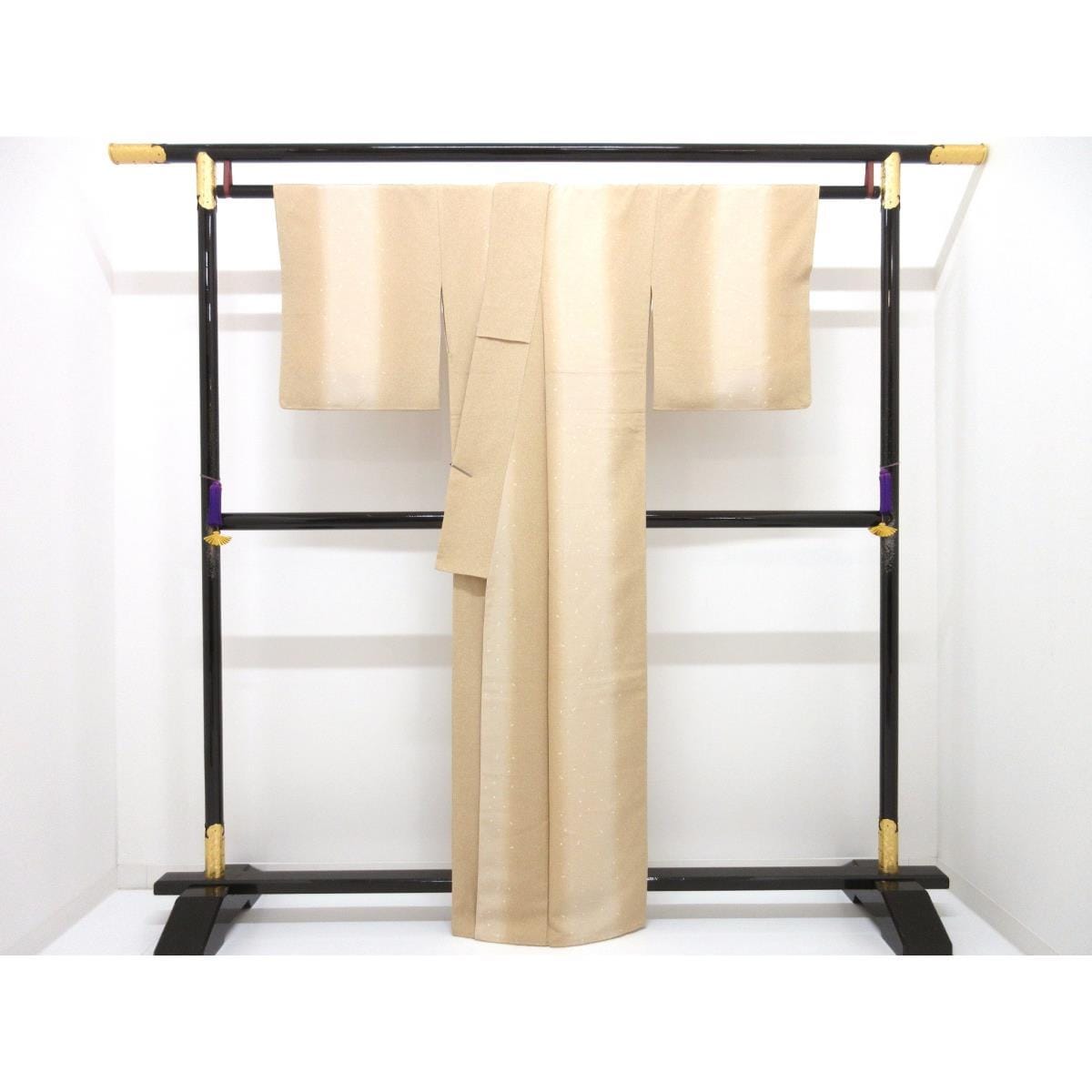 小紋　友禅金彩加工　ボカシ染