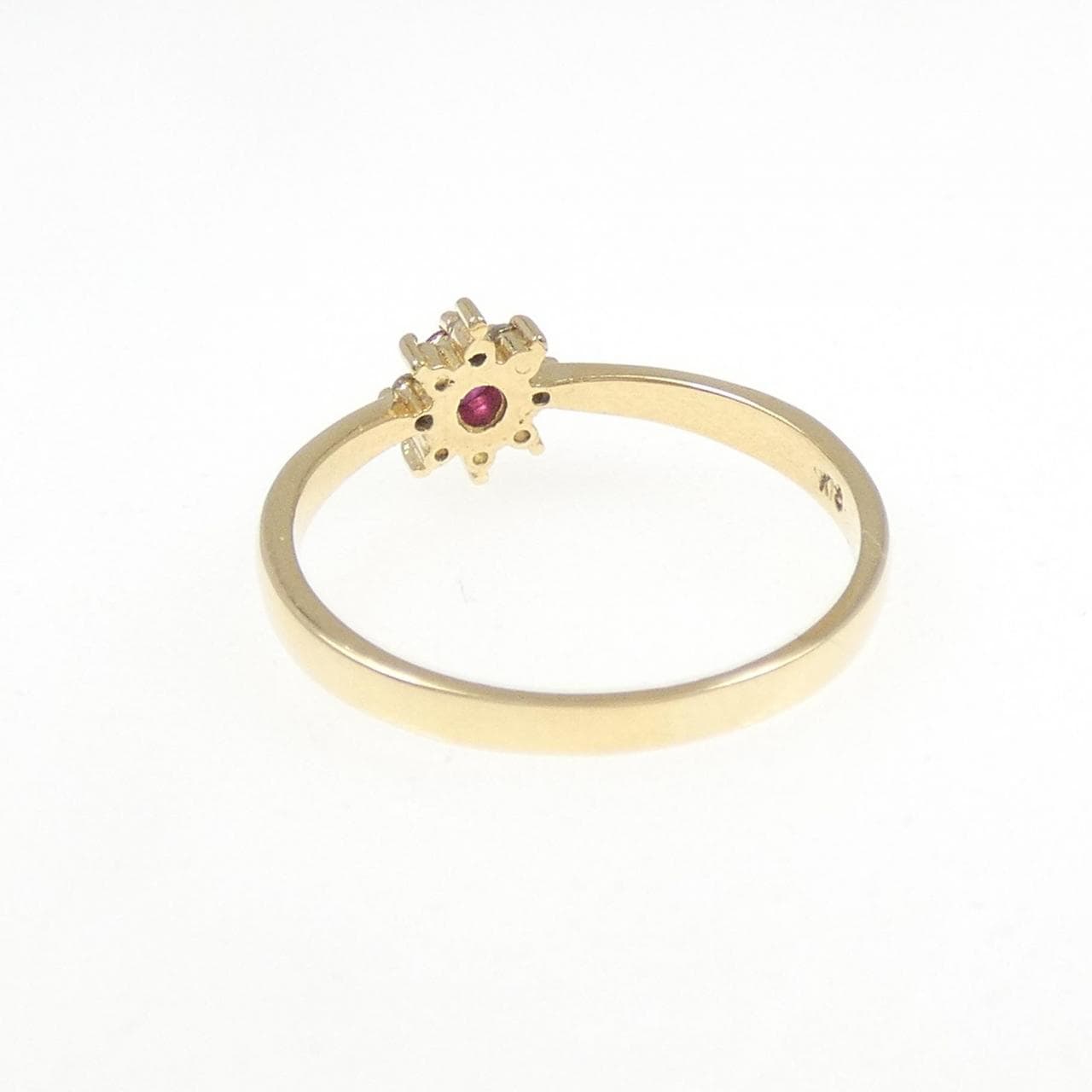 K18YG ルビー リング