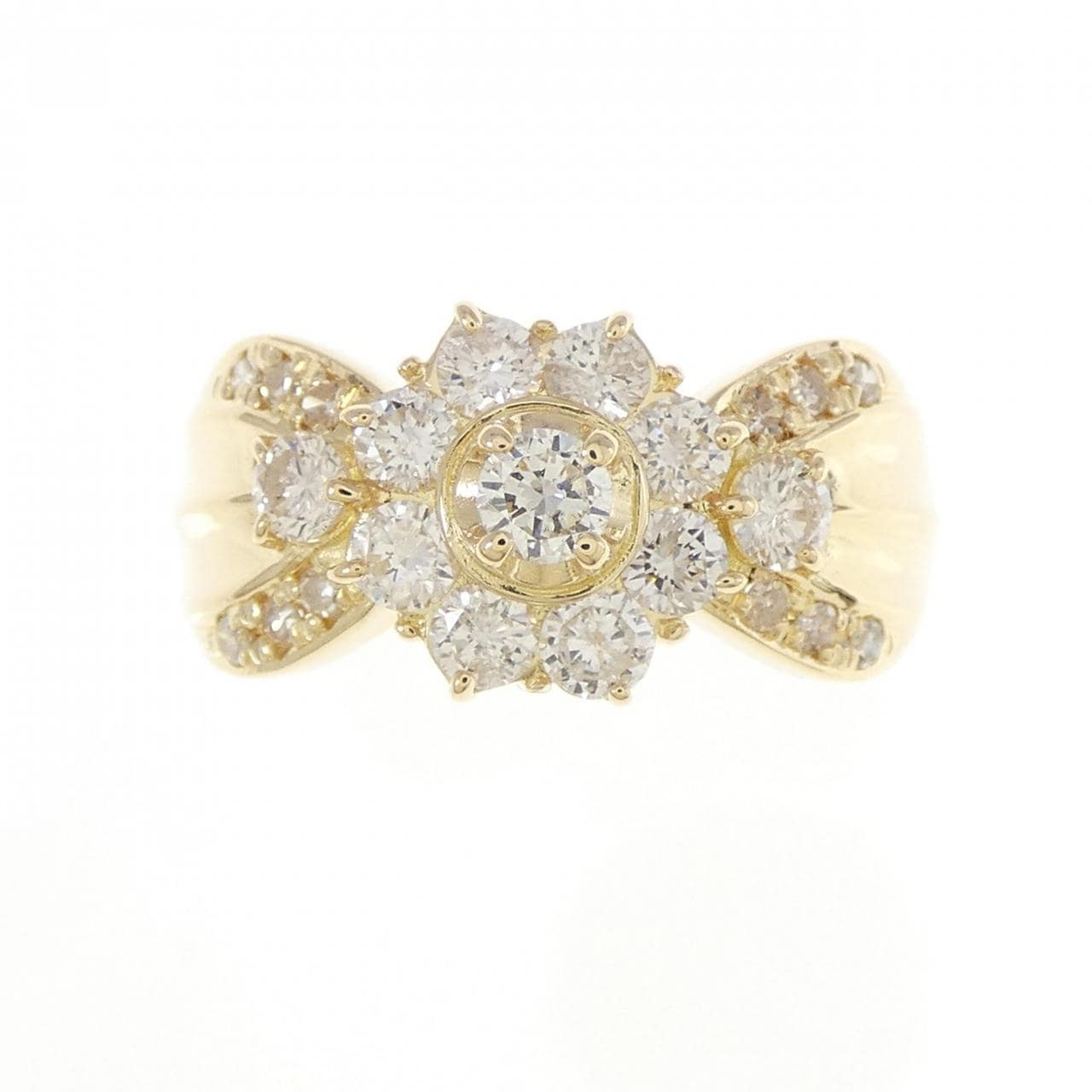 K18YG ダイヤモンド リング 1.00CT