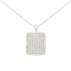 【新品】PT900/PT850 ダイヤモンド ネックレス 7.00CT