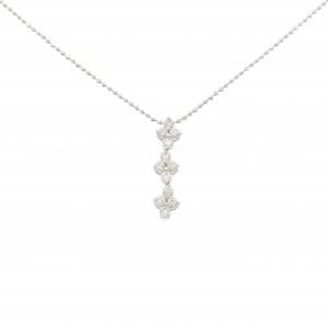 K18WG ダイヤモンド ネックレス 0.32CT