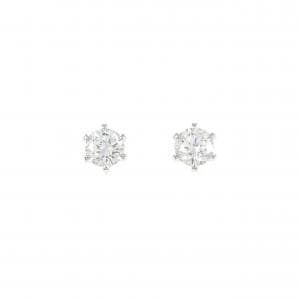 【リメイク】PT900/ST ダイヤモンド ピアス 0.211CT 0.233CT D VS1-2 EXT-VG