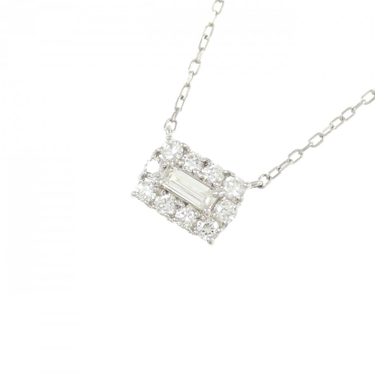 PT900/PT850 ダイヤモンド ネックレス 0.09CT