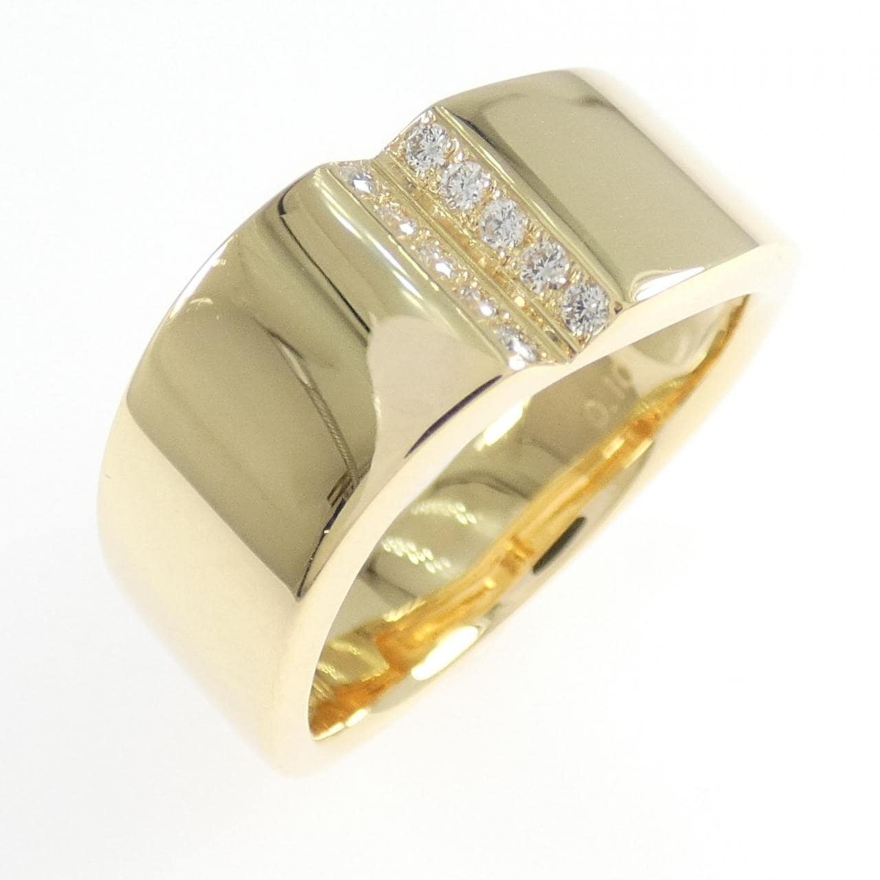 K18YG ダイヤモンド リング 0.10CT