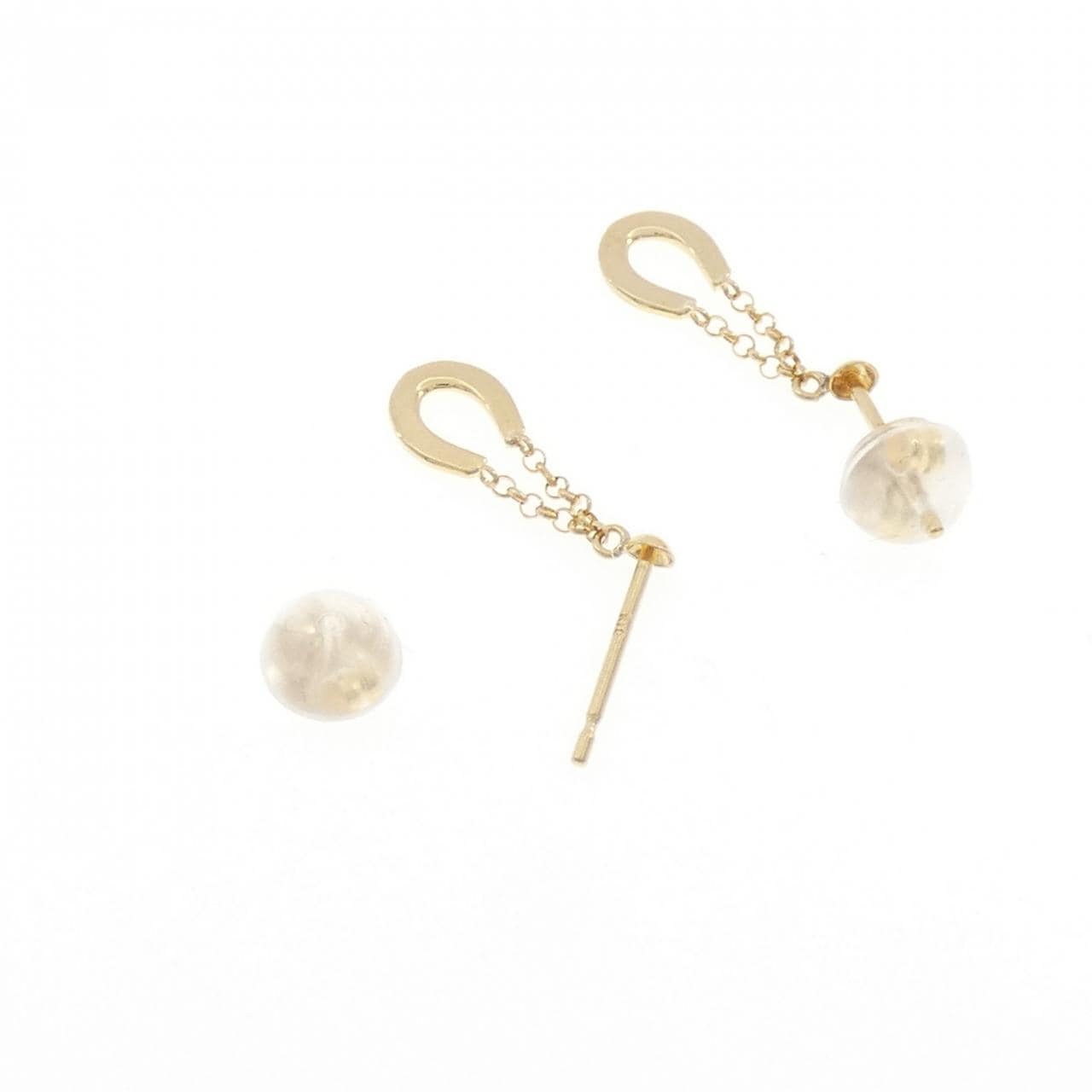 K18YG ホースシュー ピアス