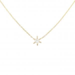K18YG ダイヤモンド ネックレス 0.14CT