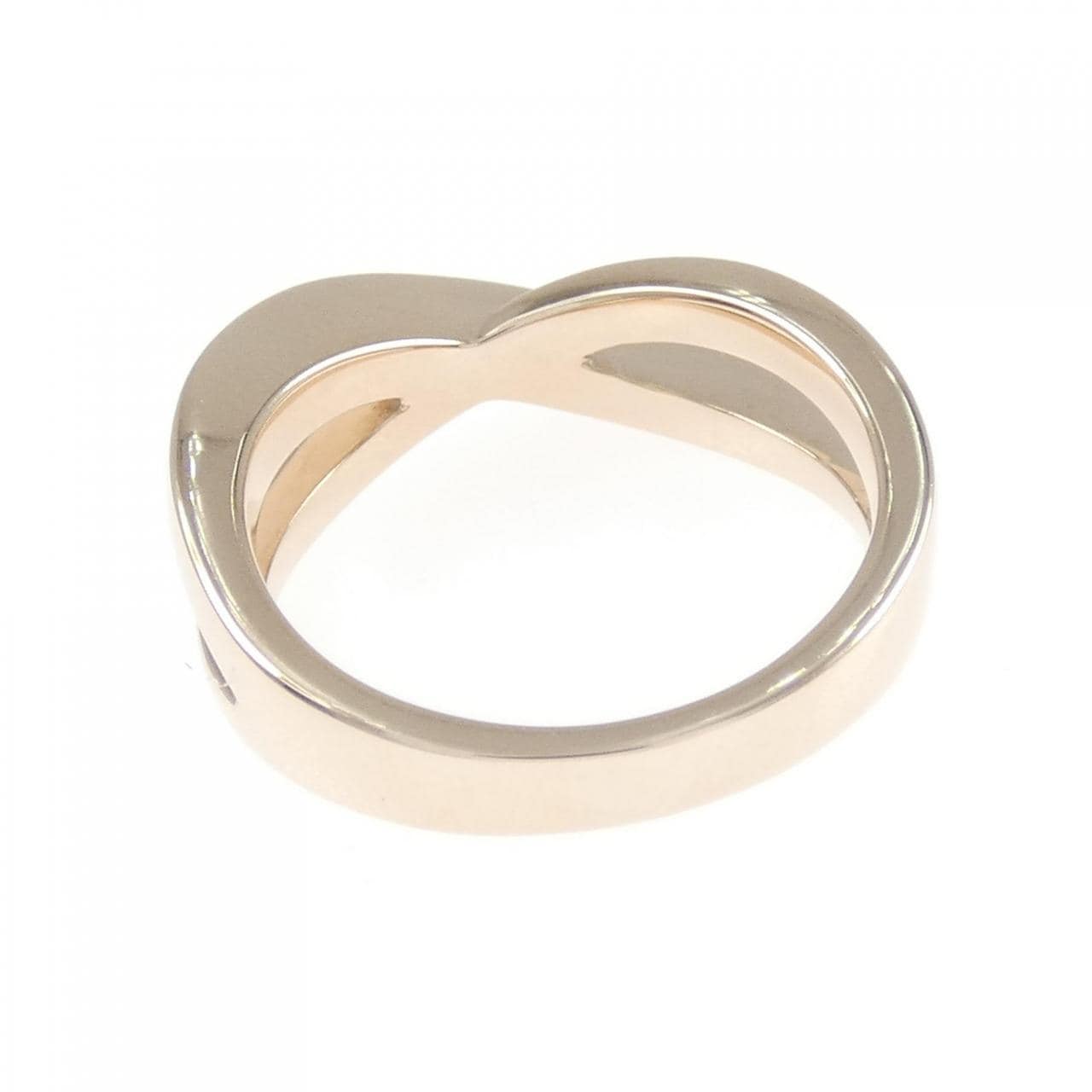 K18PG ダイヤモンド リング