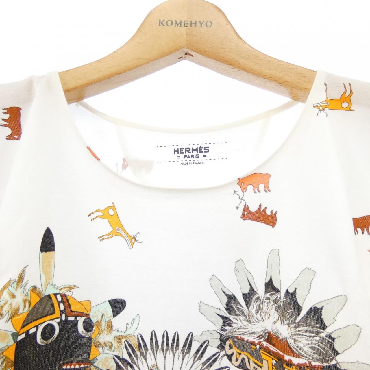 エルメス HERMES KACHINAS 26-7706 Tシャツ