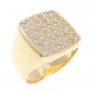 K18YG ダイヤモンド リング 0.64CT