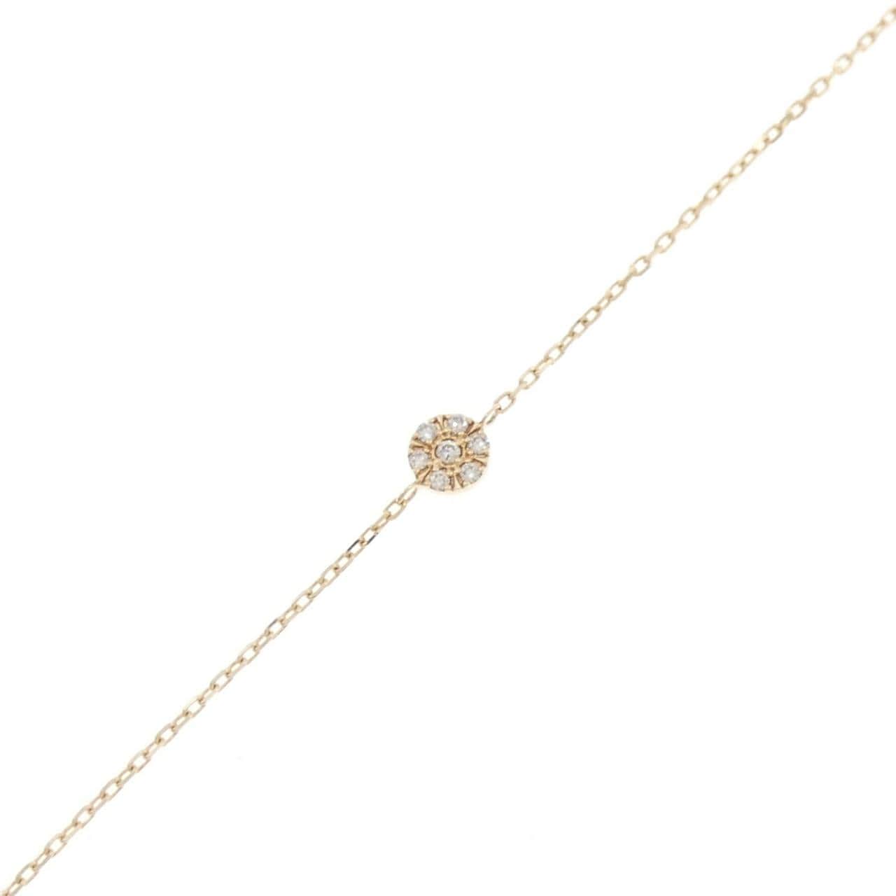 アガット ダイヤモンド ブレスレット 0.03CT