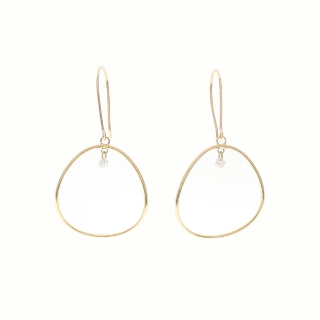 アーカー ビンドゥメディフープ ピアス 0.06CT