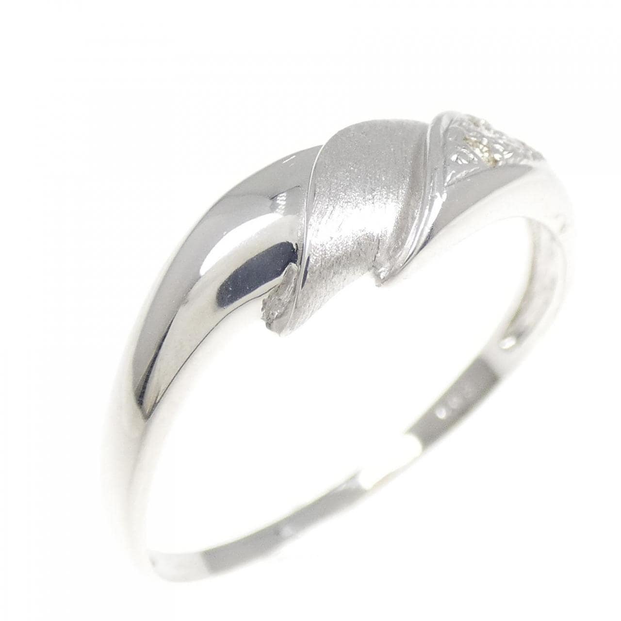 K18WG ダイヤモンド リング 0.03CT