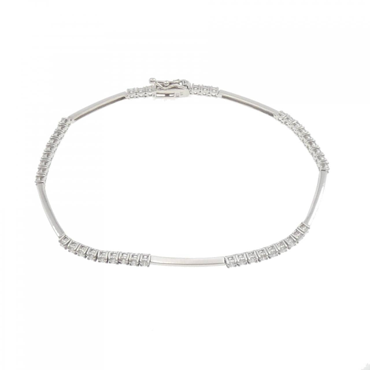 K18WG Diamond bracelet