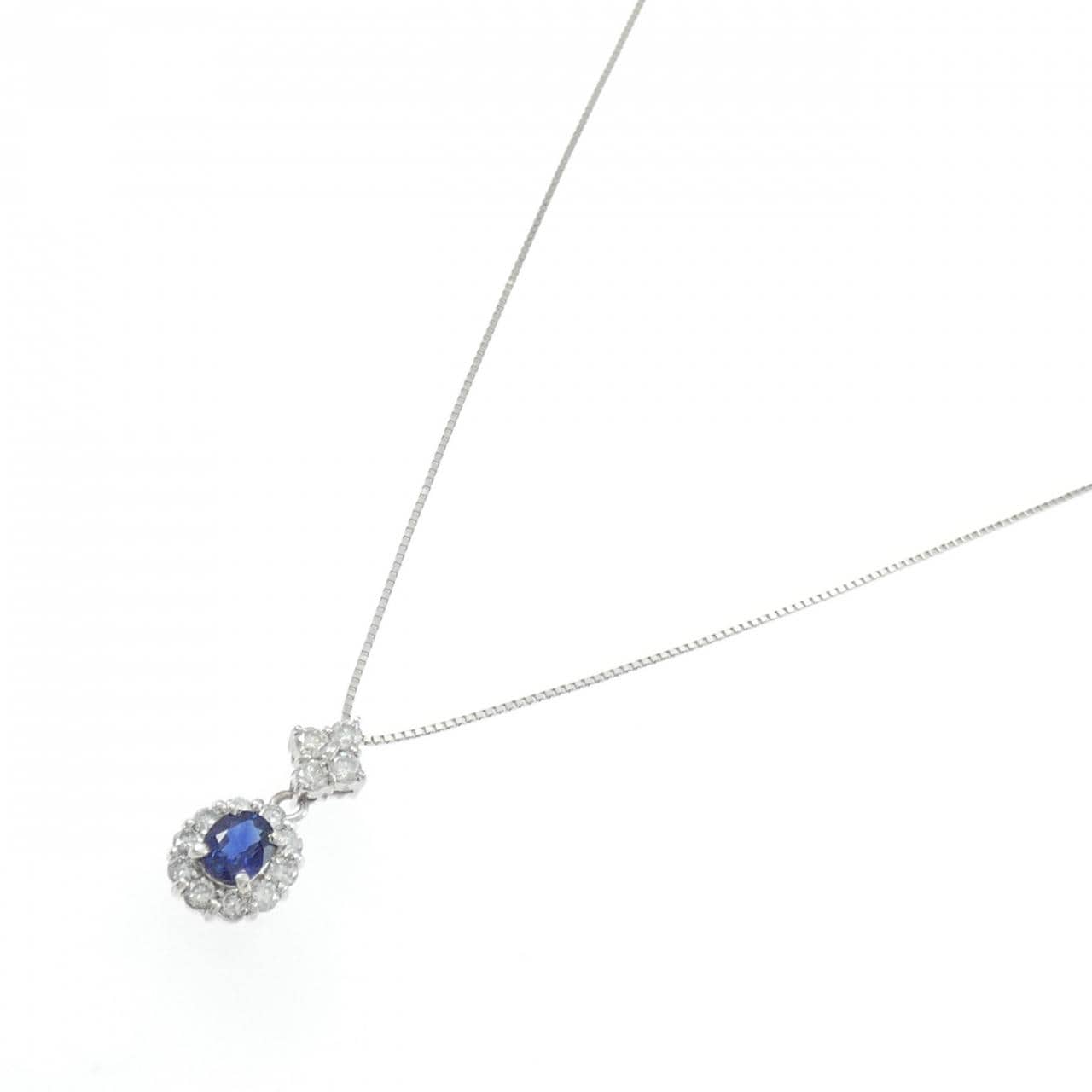 PT900/PT850 サファイヤ ネックレス 0.53CT
