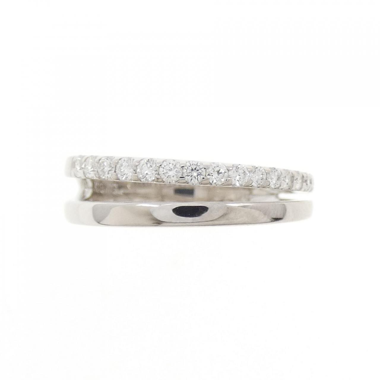 K18WG ダイヤモンド リング 0.28CT