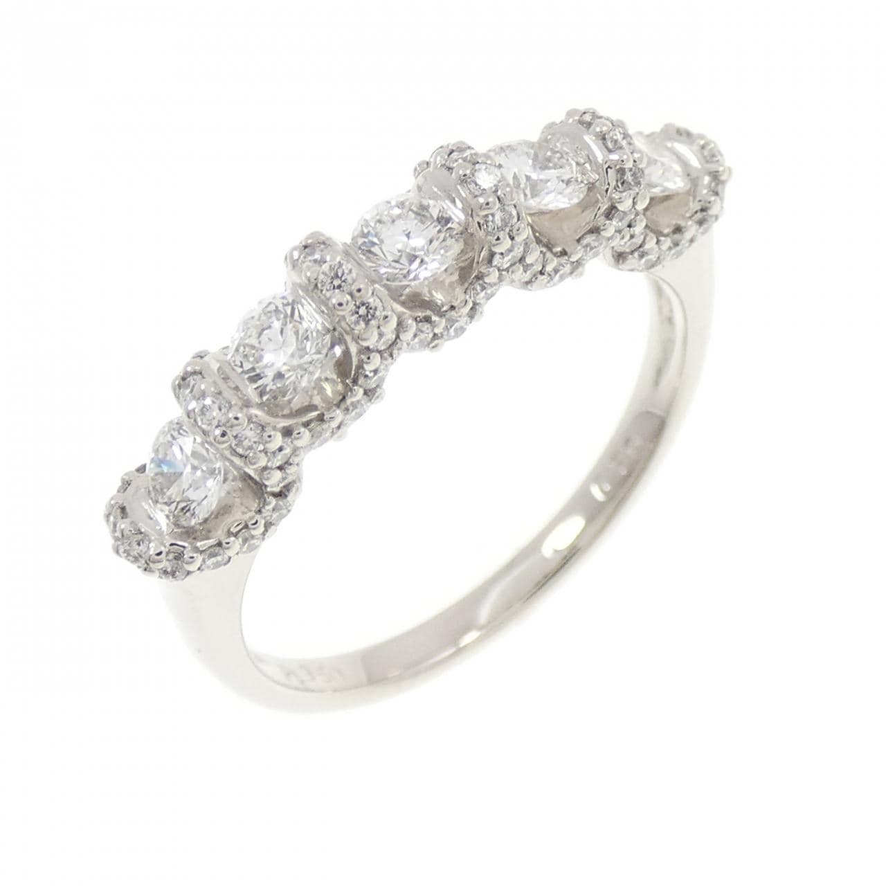 PT950 ダイヤモンド リング 0.70CT