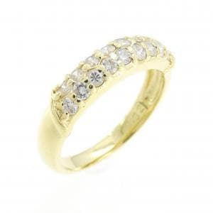 K18YG ダイヤモンド リング 0.32CT