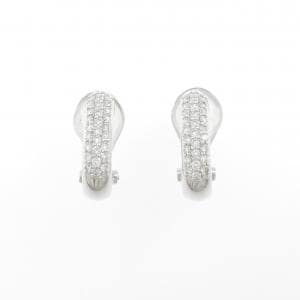 K14WG/PT900 ダイヤモンド イヤリング 0.50CT