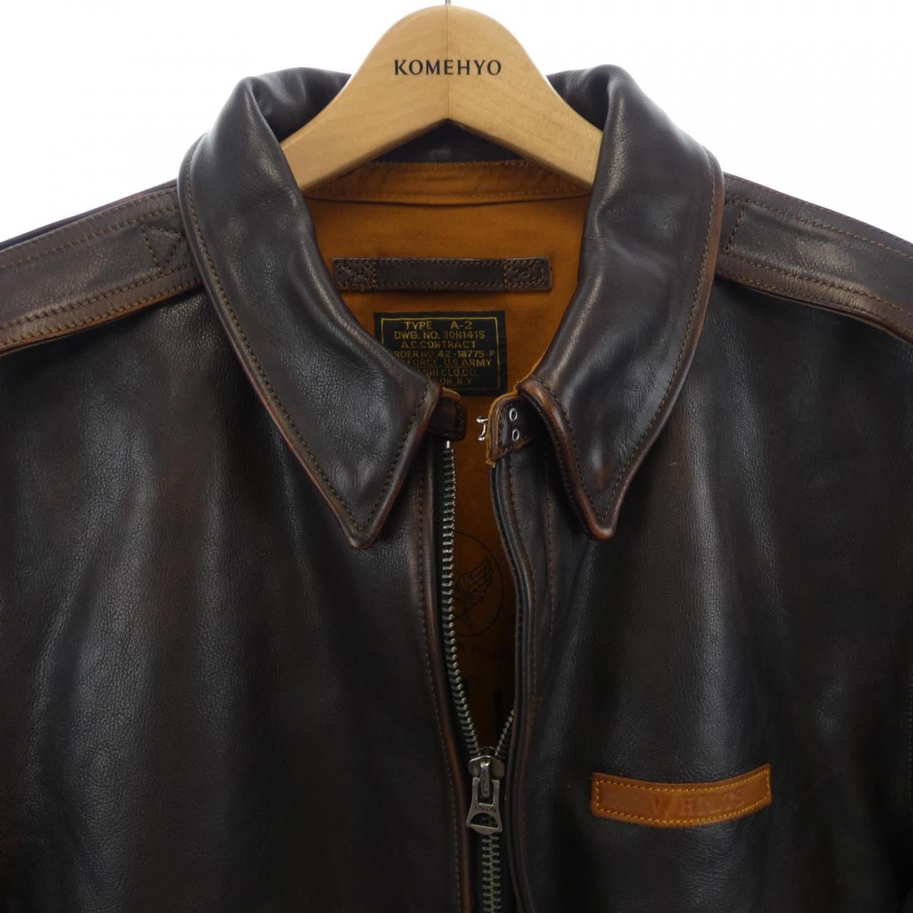 JIASHI LEATHER TYPE A-2 レザージャケット