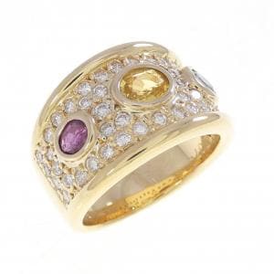 K18YG サファイヤ リング 1.01CT