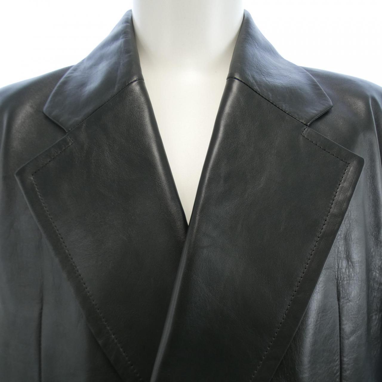 ボッテガヴェネタ BOTTEGA VENETA レザージャケット