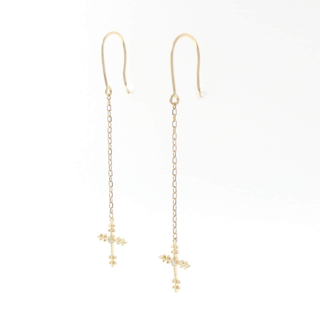 Orefice Cross Diamond Earrings