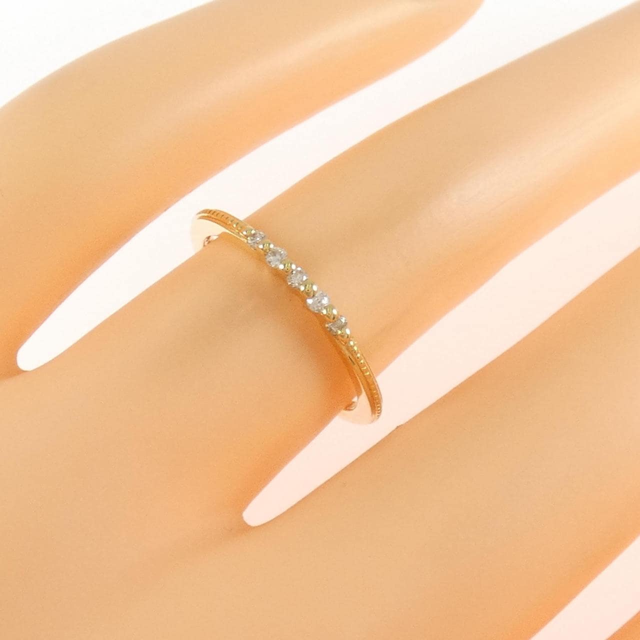 アガット ダイヤモンド リング 0.05CT
