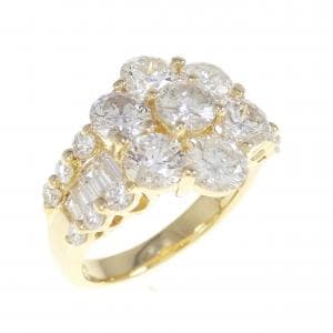 K18YG ダイヤモンド リング 3.00CT